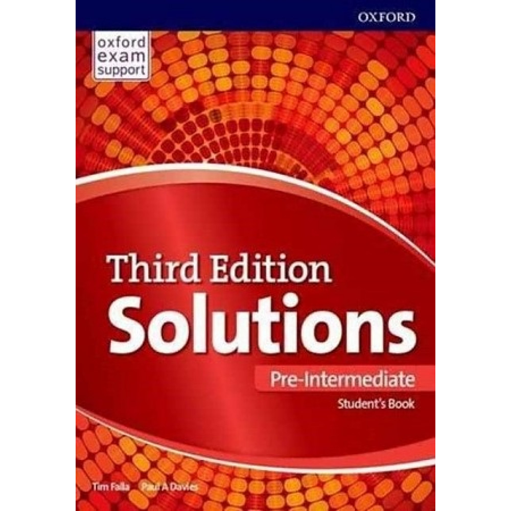 Solutions. Pre-Intermediate. Student's Book 