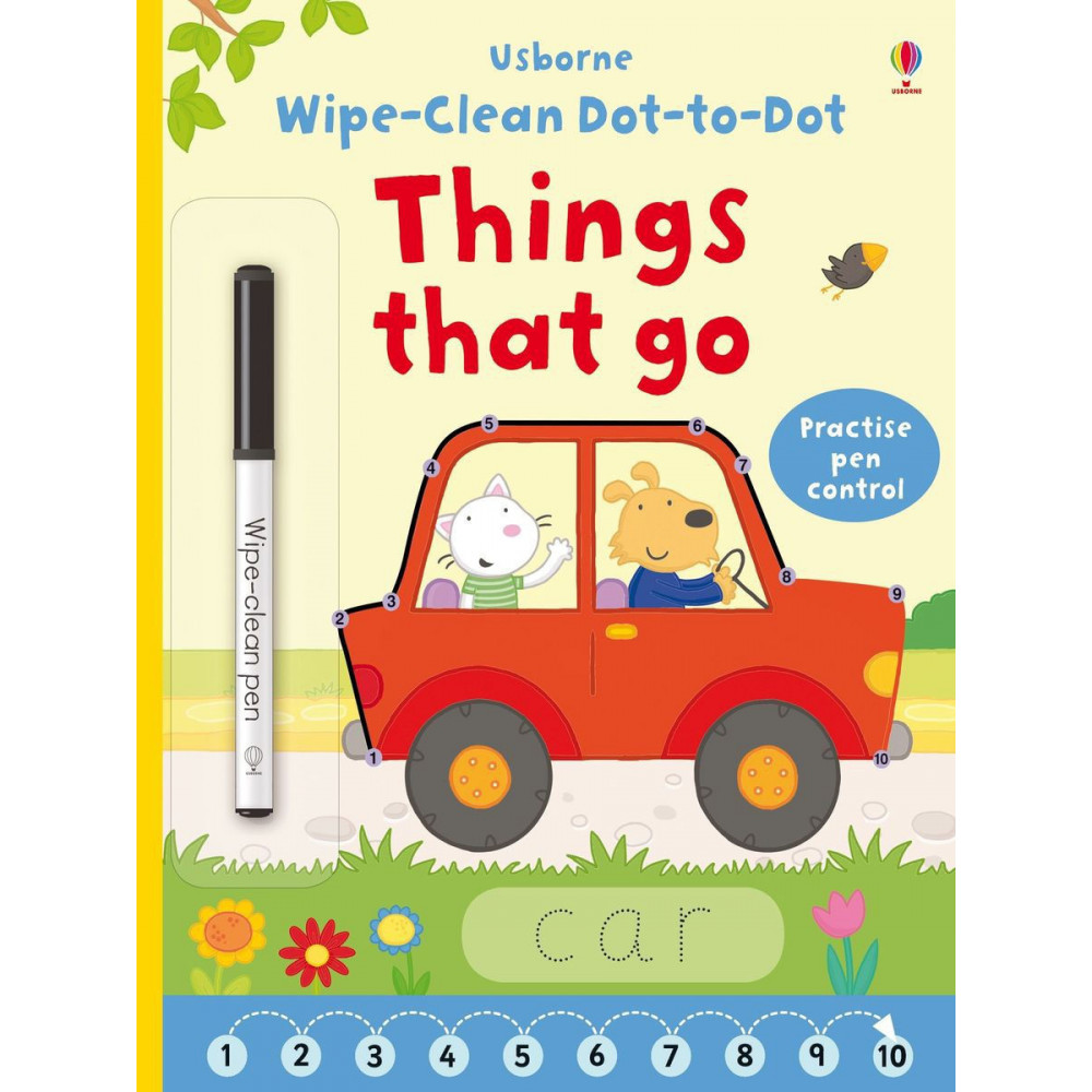 Wipe-Clean Dot-to-Dot: Things that go 