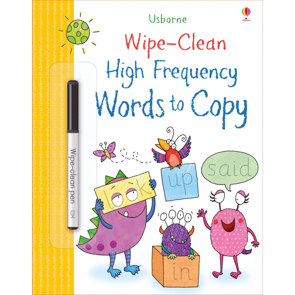 Wipe-Clean High-Frequency Words to Copy 