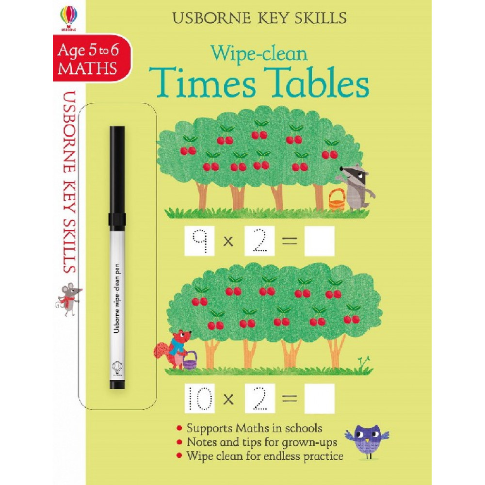 Wipe-Clean Times Tables 