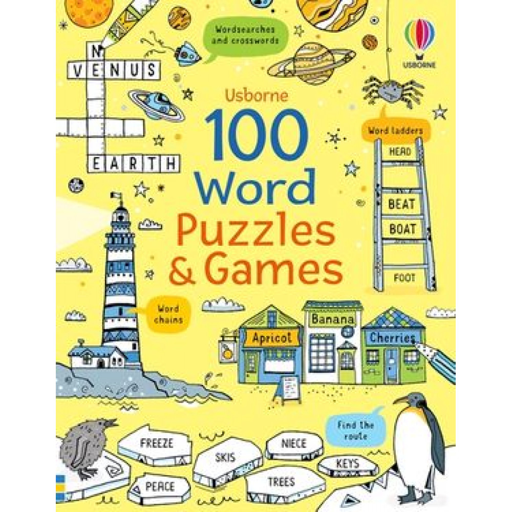 100 Word Puzzles and Games 