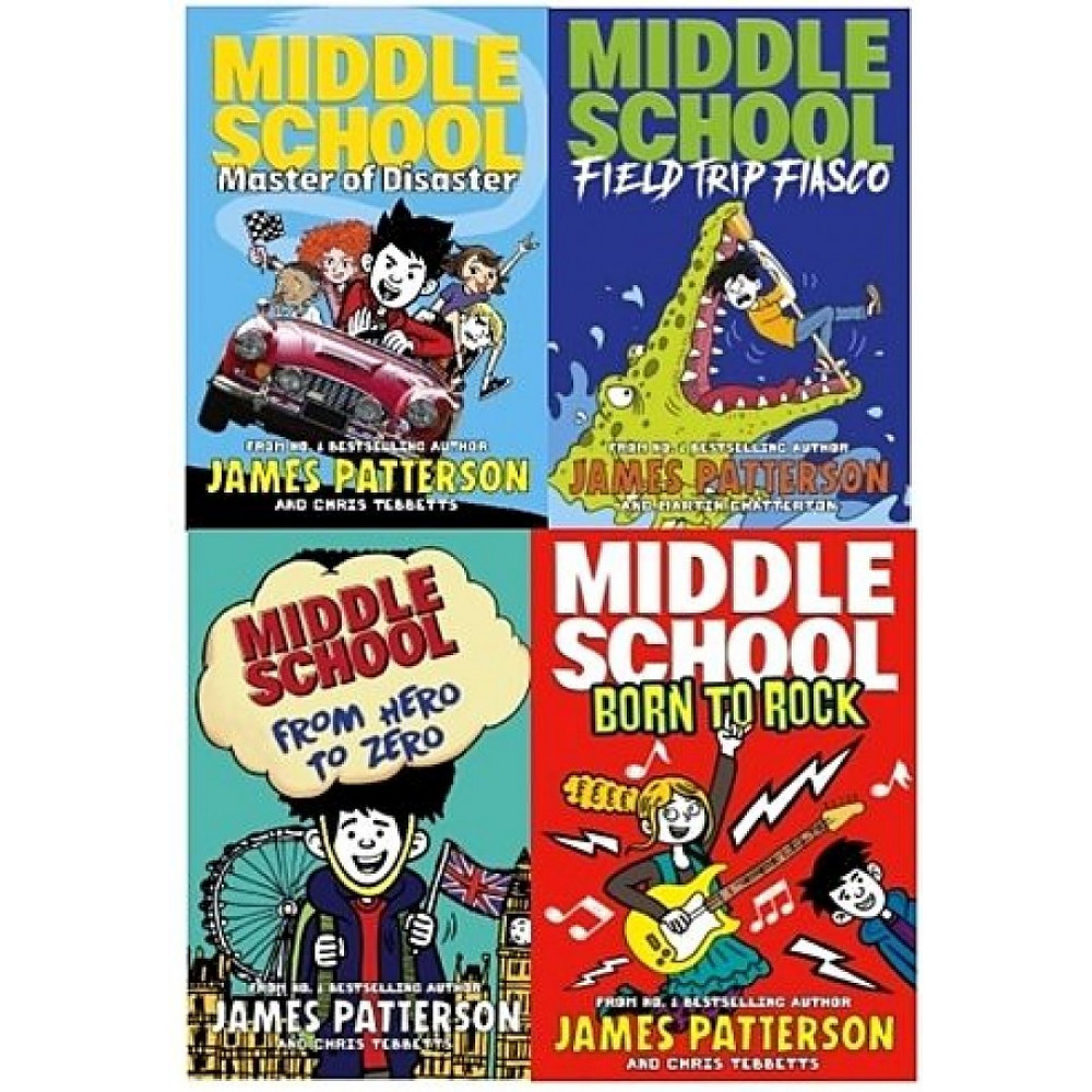 Middle School. 4 Paperback Set - shrink wrap 