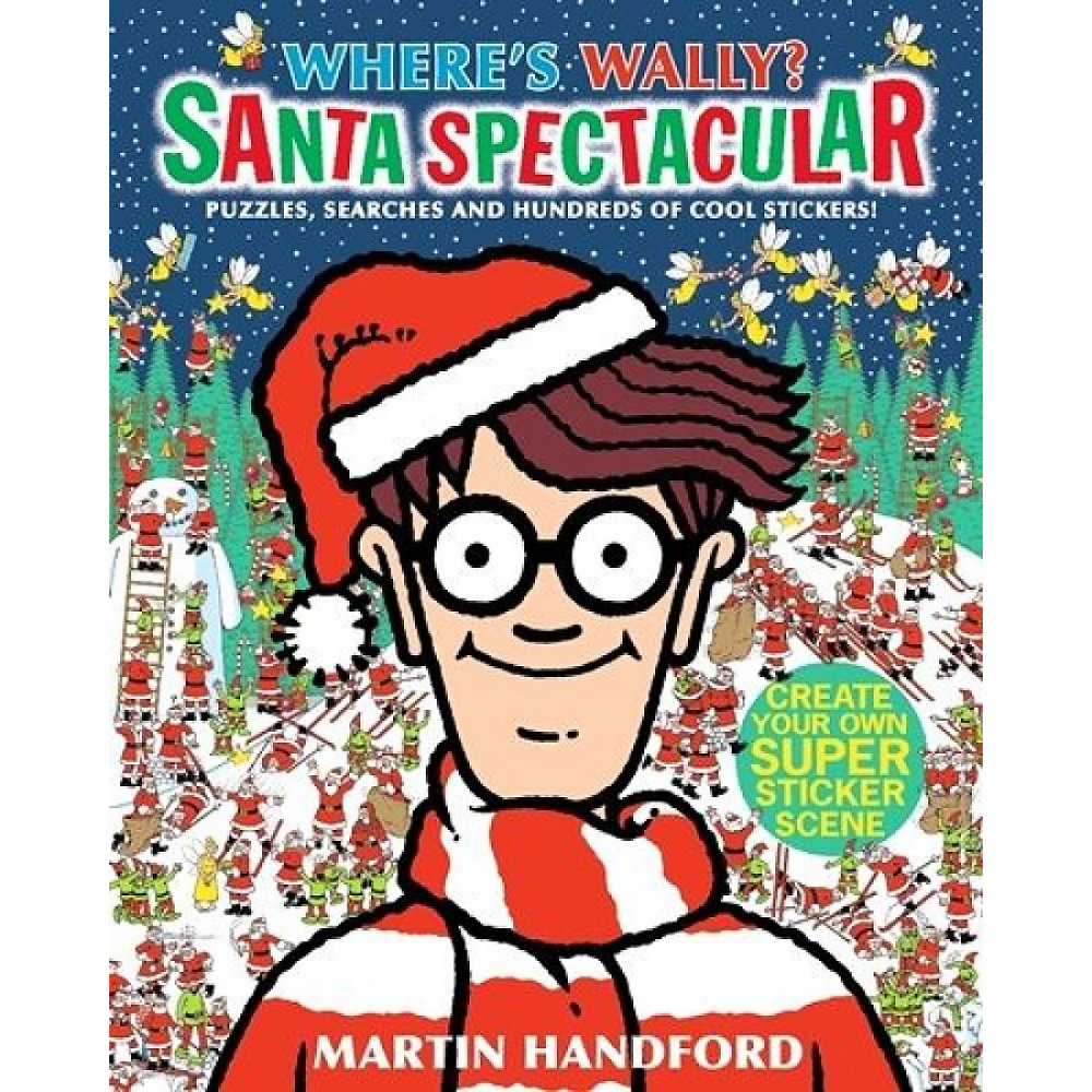 Where's Wally? Santa Spectacular: Sticker Book 