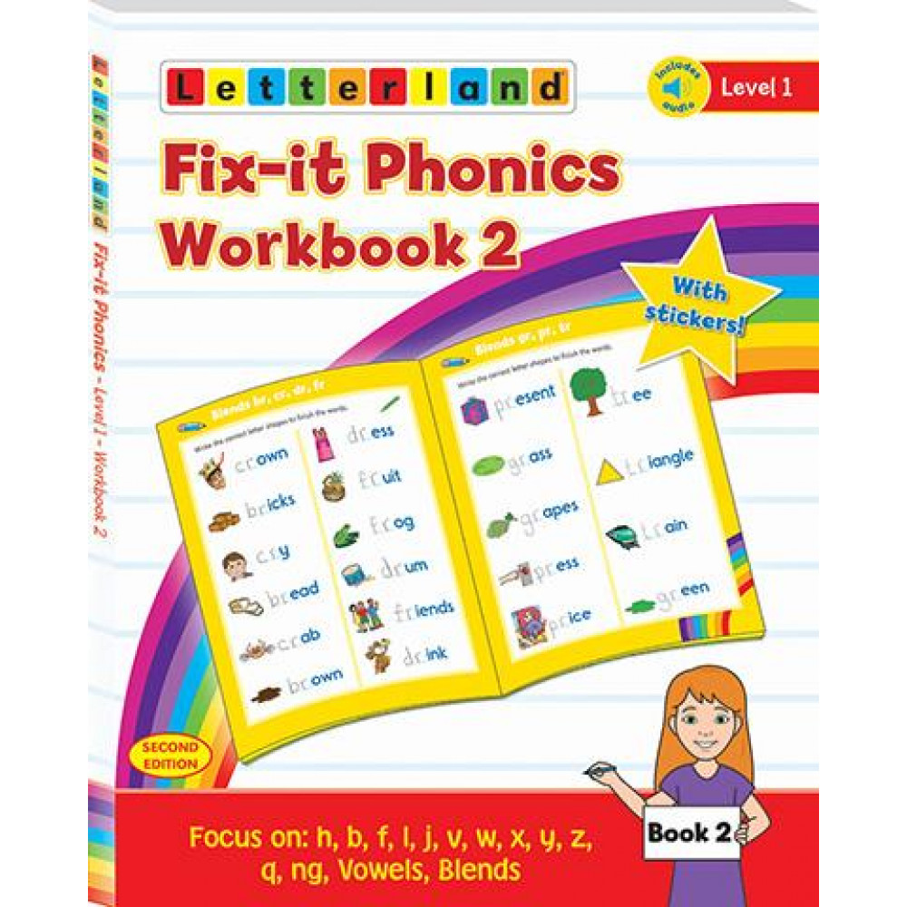 Fix-it Phonics - Level 1 - Workbook 2 (2nd Edition) 