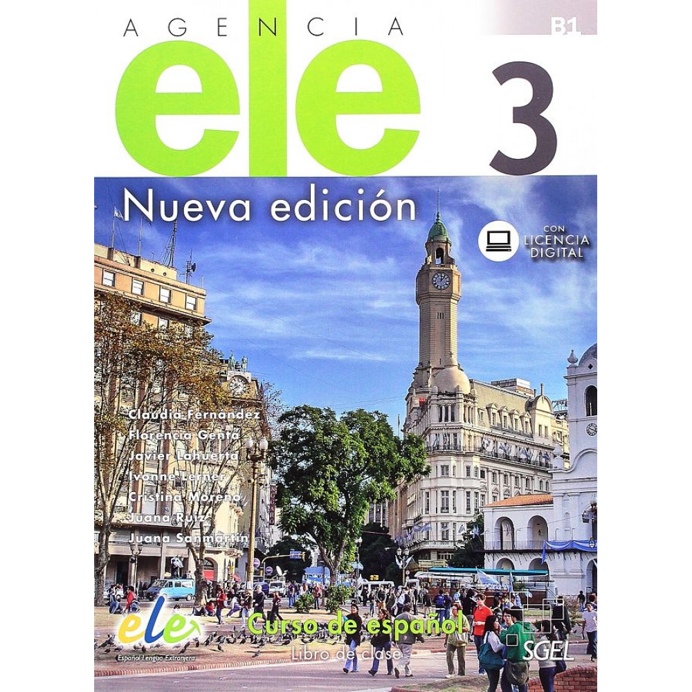 Agencia Ele 3 (B1) Nueva Edition Libro de Clase + web access 