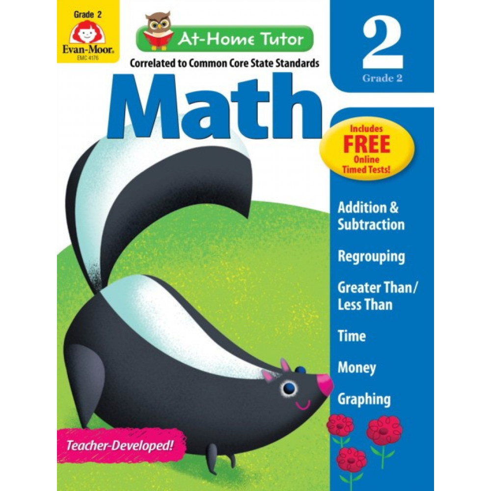 At-Home Tutor: Math, Grade 2 