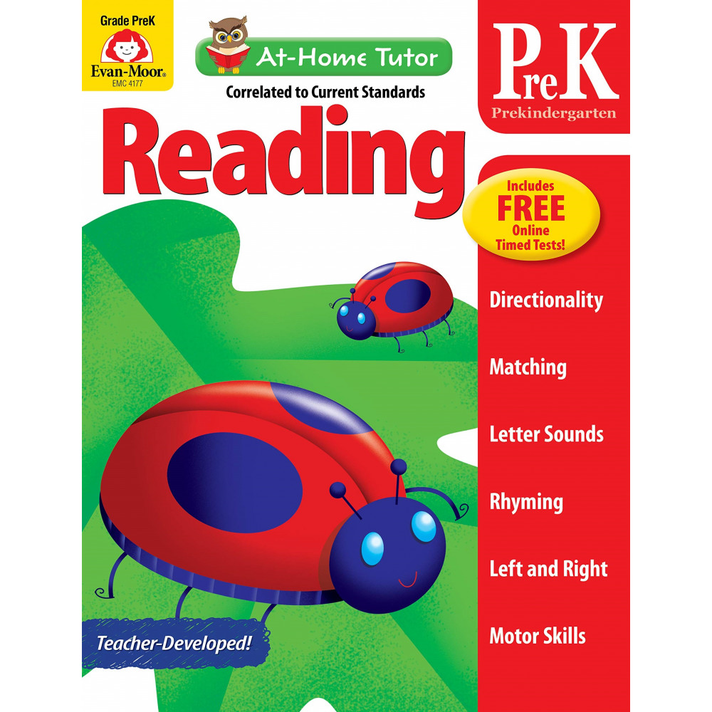 At-Home Tutor: Reading, Grade PreK 