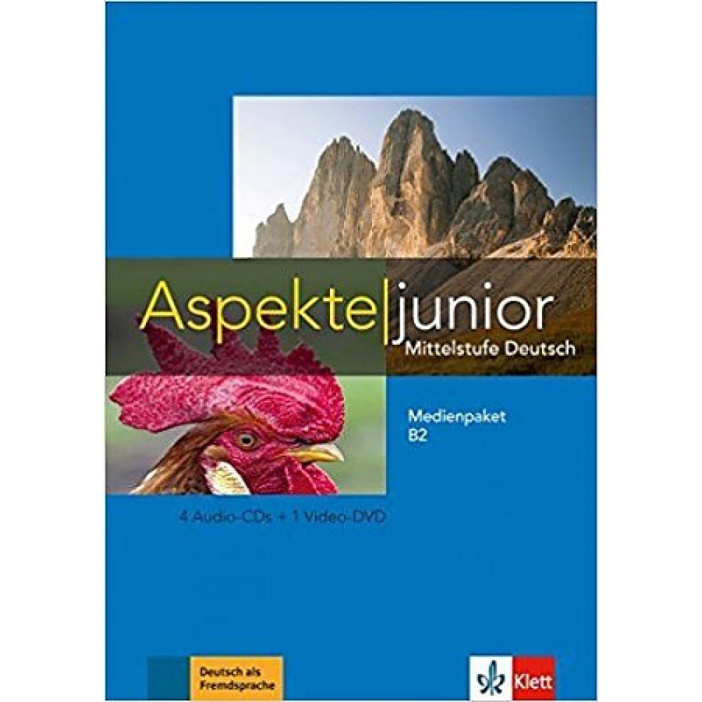 Aspekte junior. B2. Medienpaket (4 Audio-CDs +Video-DVD) 