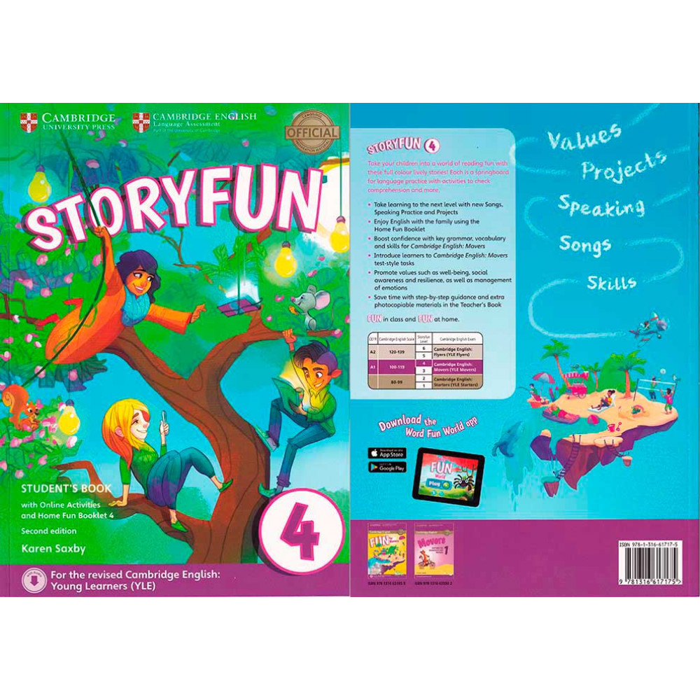 Storyfun for Movers. Level 4. Student's Book with Online Activities and Home Fun Booklet 4. Saxby K. 