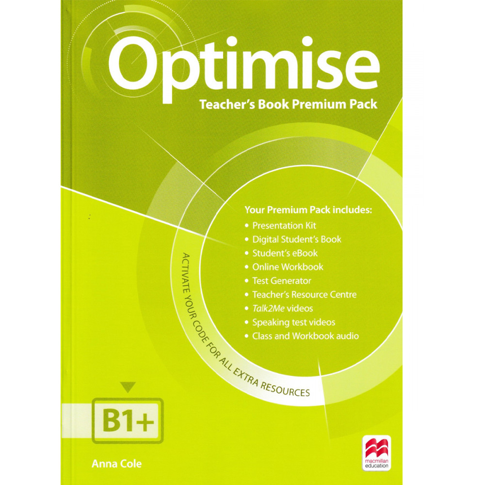 Optimise B1+. Teacher's Book Premium Pack 