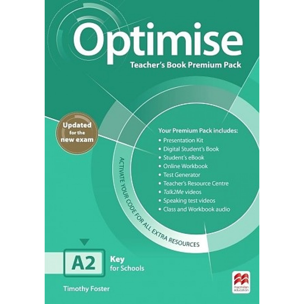 Optimise Updated A2. Teacher's Book Premium Pack 